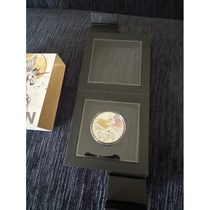 Niue $1 Winged Unicorn - silver proof 