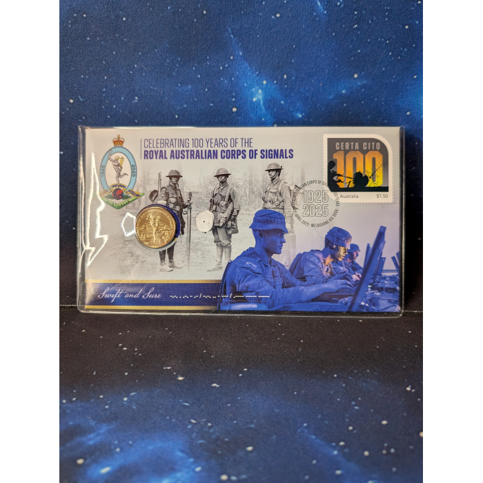 2025 $1 Privy Mark PNC 100 Years of Royal Australian Corps of Signals