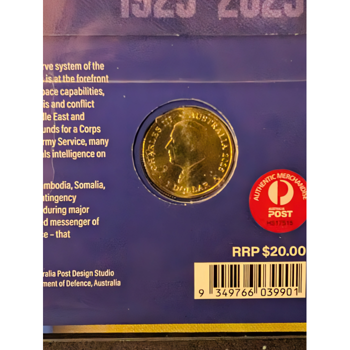 2025 $1 Privy Mark PNC 100 Years of Royal Australian Corps of Signals