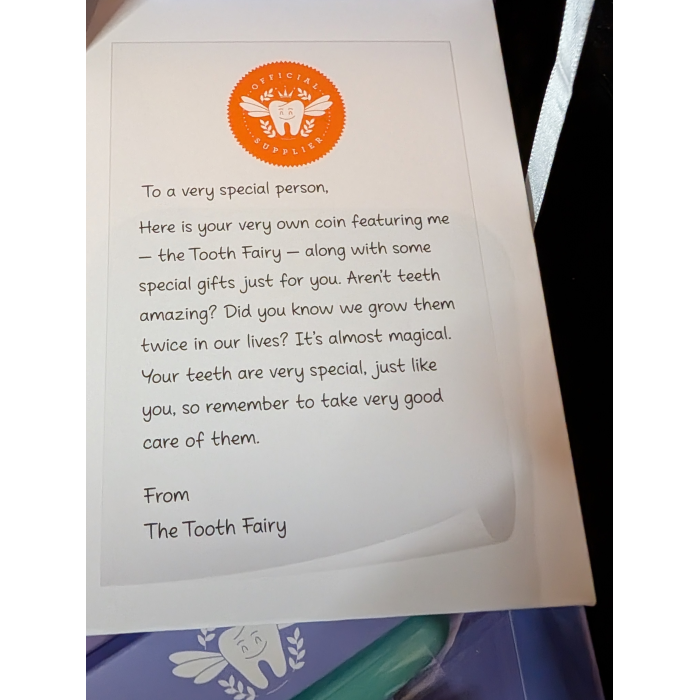 2025 Tooth fairy Box set inc $2 coin