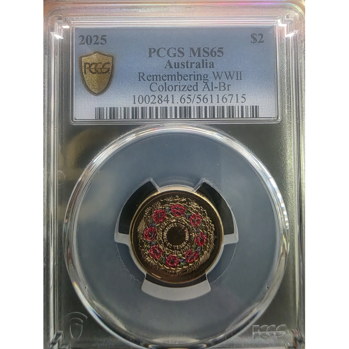 2025 - $2 Poppy Wreath MS65