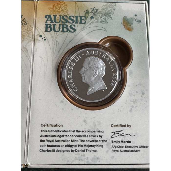 3 x 1oz coins 2024, 2025 and 2026 $5 Silver Proof Baby Coins