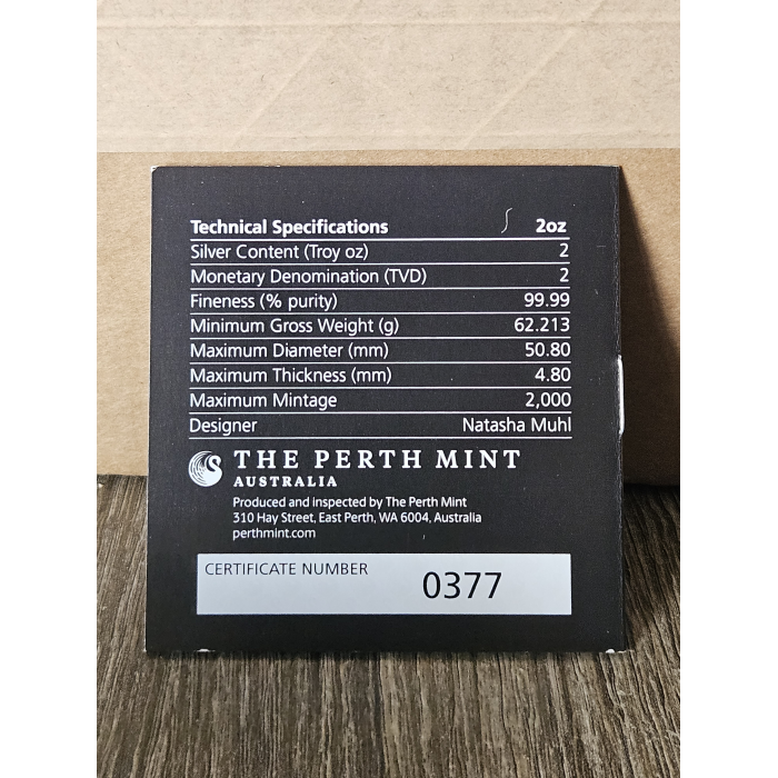 2022 Perth Mint Tutankhamen Discovery 2oz Silver Proof 