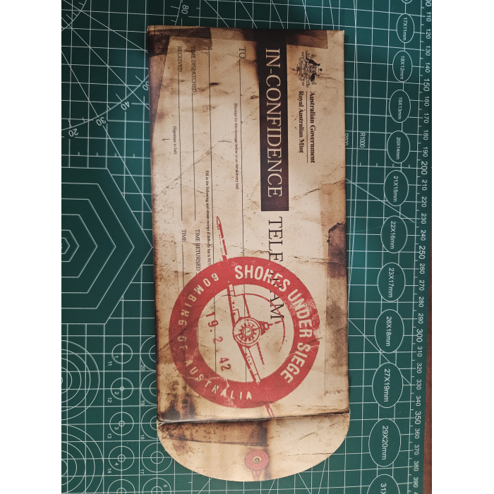 Shores under siege, Carded coins RAM 50, 20 cent