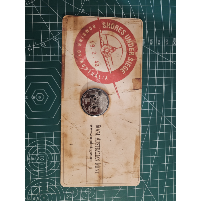 Shores under siege, Carded coins RAM 50, 20 cent