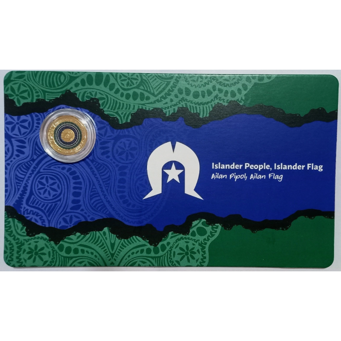 2025 $2 30 Years of the Torres Strait Islander Flag C Mint Mark Carded Coin