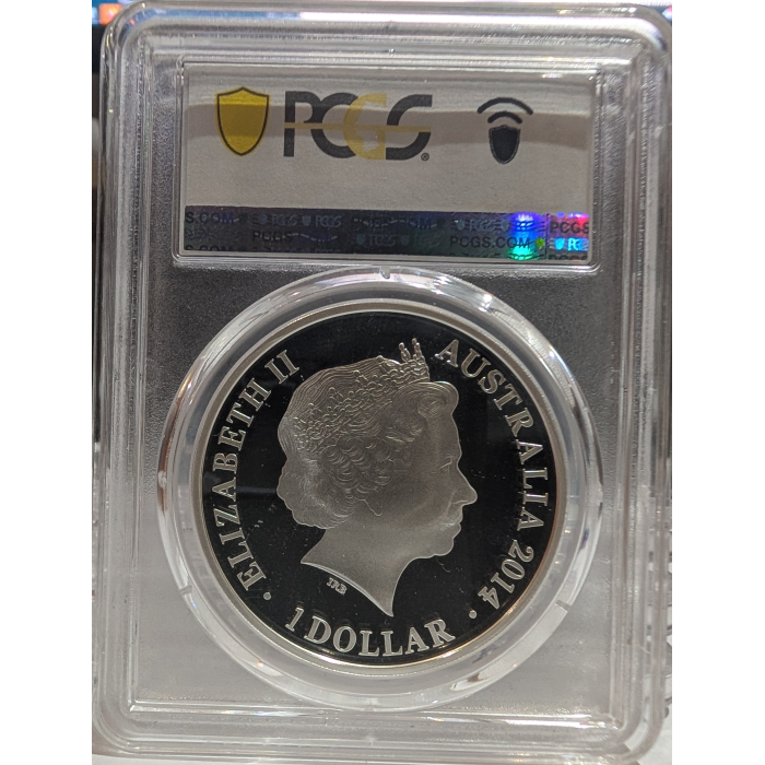 2014 Sydney NYE Fireworks PR70 PCGS Top Pop $1 .999 Ag Fine Silver  #004