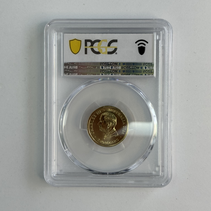 2024 $2 War Animals Remembrance Purple Poppy C Mintmark PCGS MS69