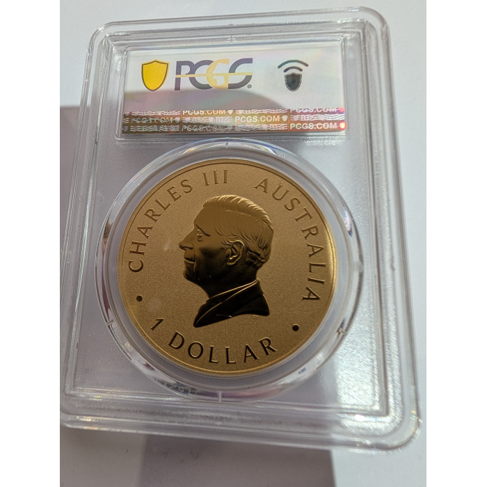 2025 1oz Silver Gold-Plated PCGS Sydney Money Expo ANDA Kookaburra 35th Ann PR70