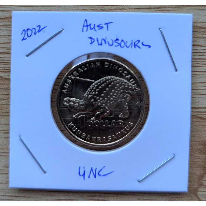 4 Coin Set 2022  Aust Dinosaurs $1.00 Coins UNC