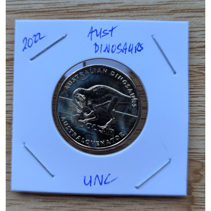4 Coin Set 2022  Aust Dinosaurs $1.00 Coins UNC