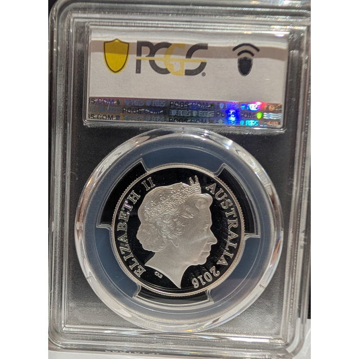 2016 50c Round Coat of Arms PR70 Top Pop 1965 mintage Top Pop #007 