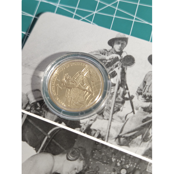 Carded $1- coins lunar, royal aus corps