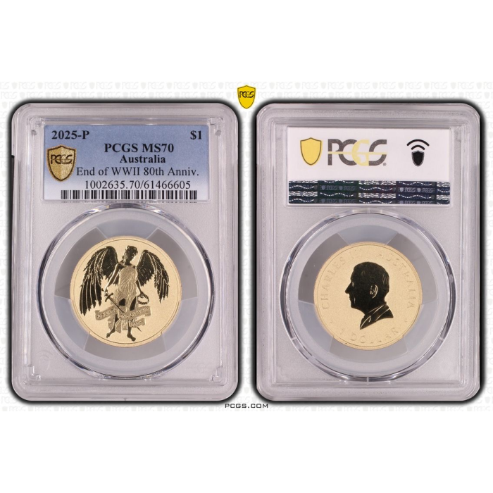 TOP POP - MS70 - 2025-P - End Of World War 2 - 80th Anniversary 