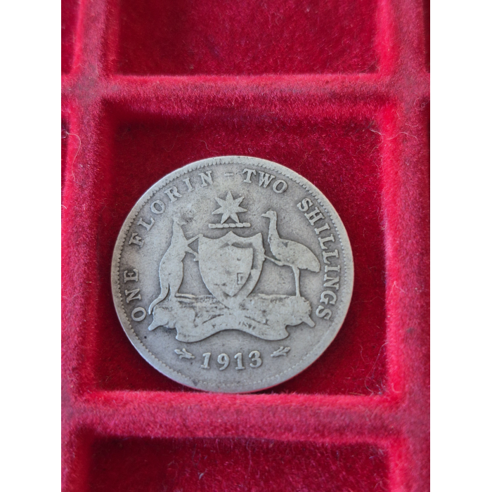 1913 FLORIN LOWER MINTAGE