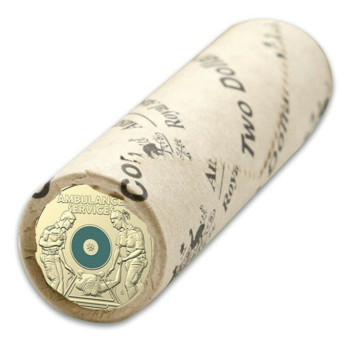 2021 $2 Ambulance Service RAM Roll - Includes Protective Tube & Sticker