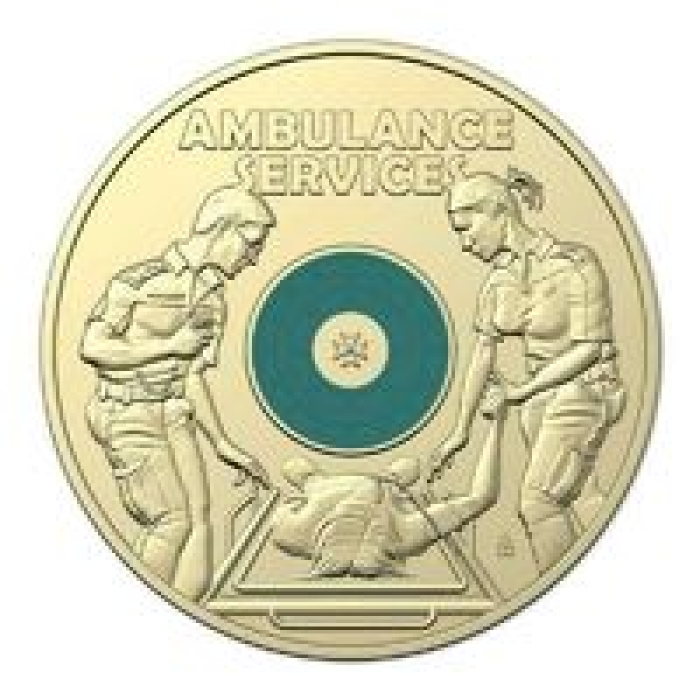 2021 $2 Ambulance Service RAM Roll - Includes Protective Tube & Sticker