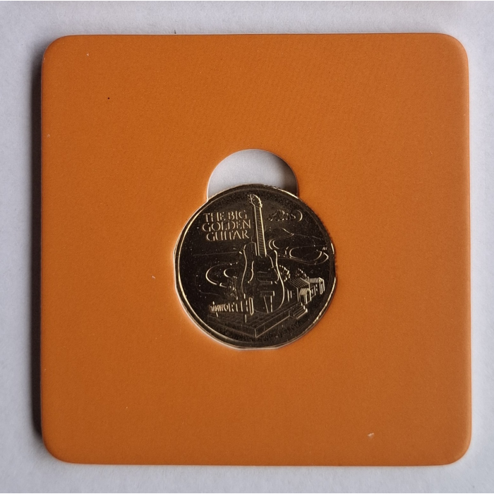 2025 $1 Aussie Big Things 2- The Big Golden Guitar UNC coin in sleeve