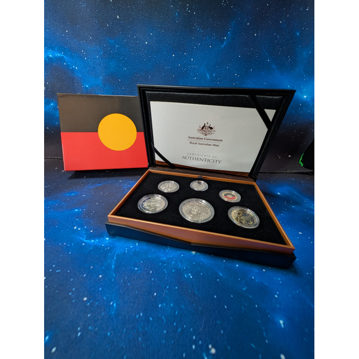 2021 Australia One Flag, Many Nations Six Coin Proof Set RAM