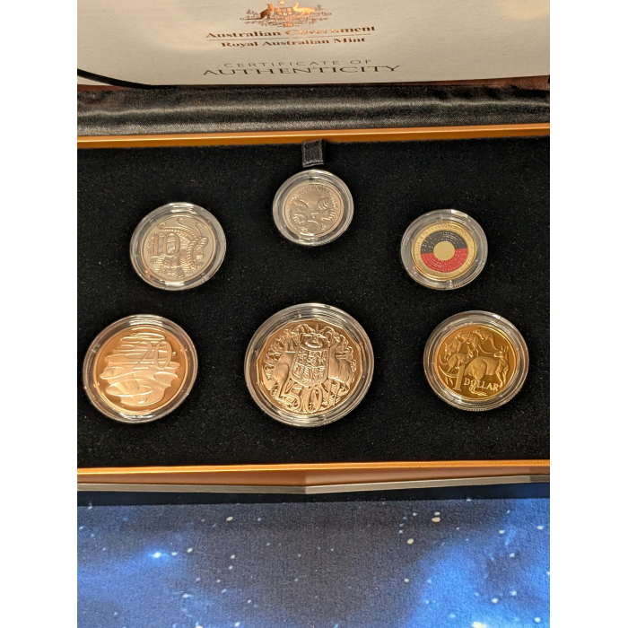 2021 Australia One Flag, Many Nations Six Coin Proof Set RAM