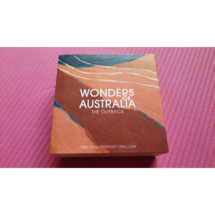 2026 Wonders of Australia - The Outback 1oz Silver Proof Opal Coin