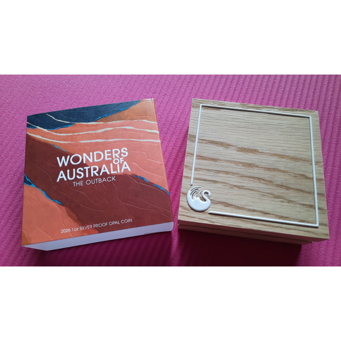 2026 Wonders of Australia - The Outback 1oz Silver Proof Opal Coin