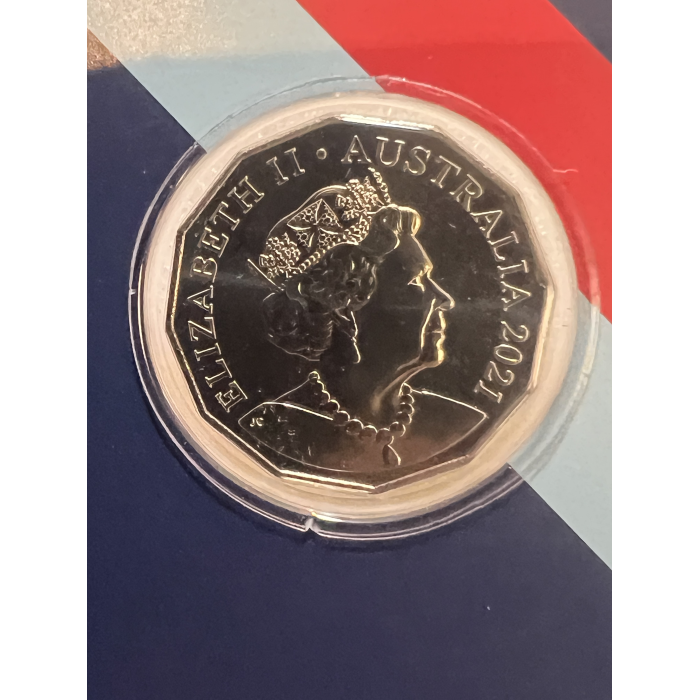 Rare Royal Australian Air Force centennial 2021 fifty cent coin