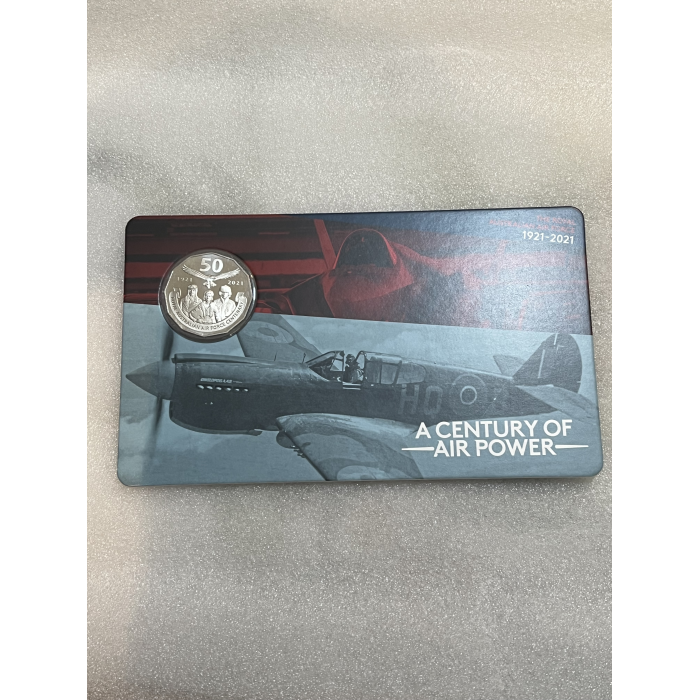 Rare Royal Australian Air Force centennial 2021 fifty cent coin
