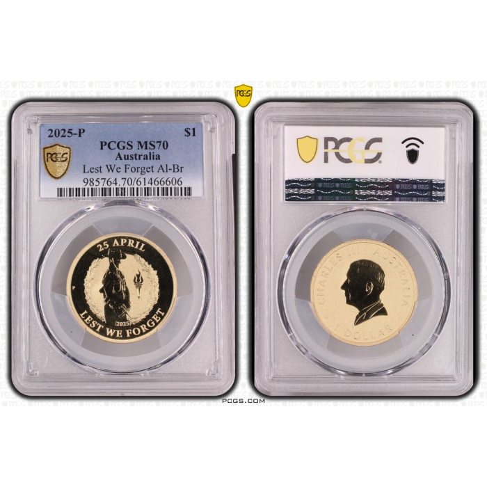 **TOP POP** 2025-P - MS70 - Lest We Forget