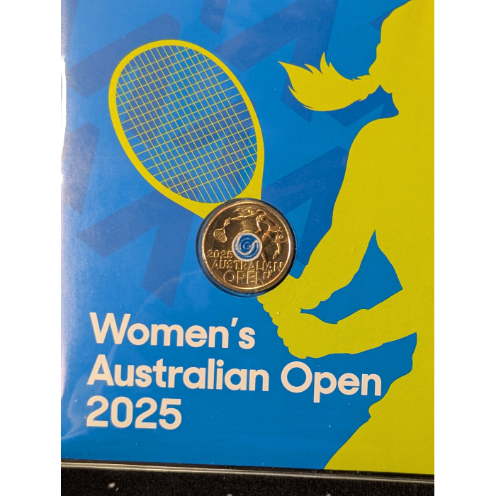 Australian Open Women's Postal Numismatic Cover (PNC) Uncirculated $2 Coin