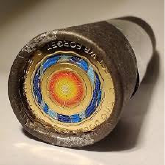 2018 $2 Eternal Flame Cotton & Co Roll – Includes Protective Tube & Sticker