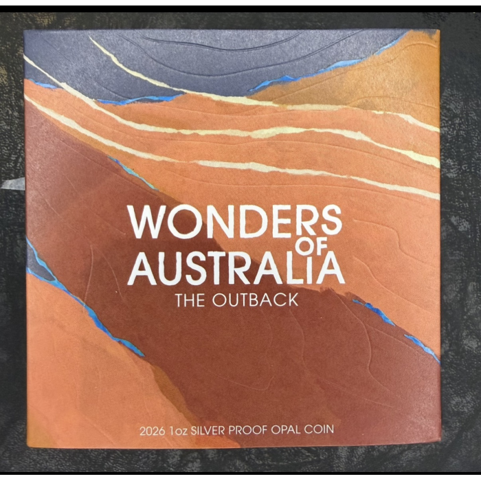 2026 Wonders of Australia – The Outback 1oz Silver Proof Opal Coin