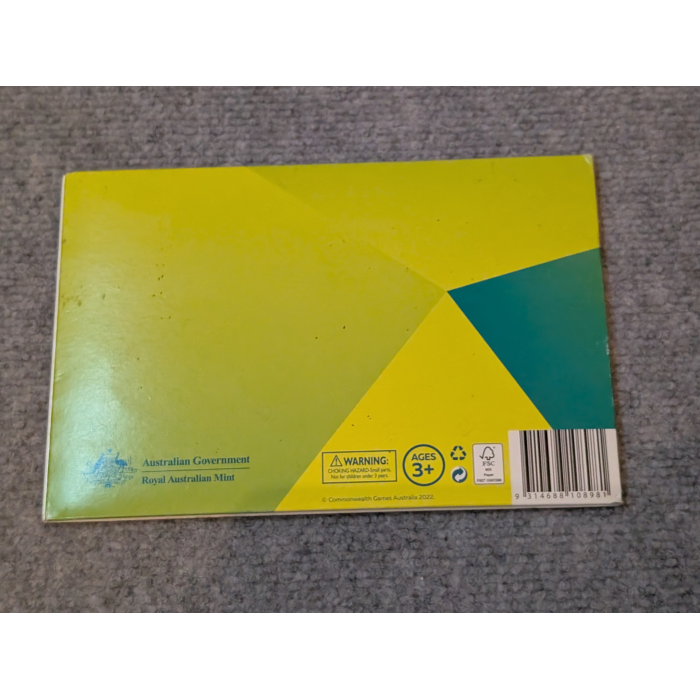 2022 COIN SET 'AUS' COMMONWEALTH GAMES TEAM  FOLDER COLLECTION