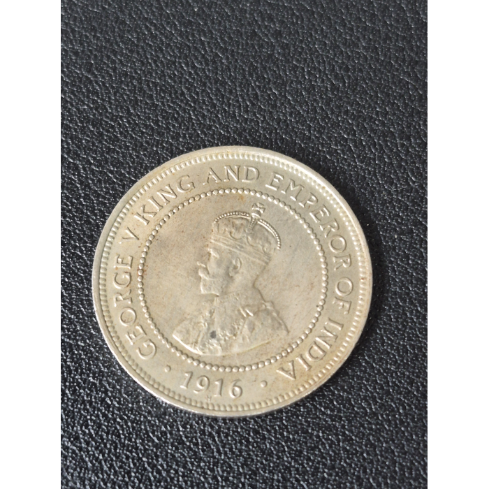 1916 H HALF PENNY JAMAICA 