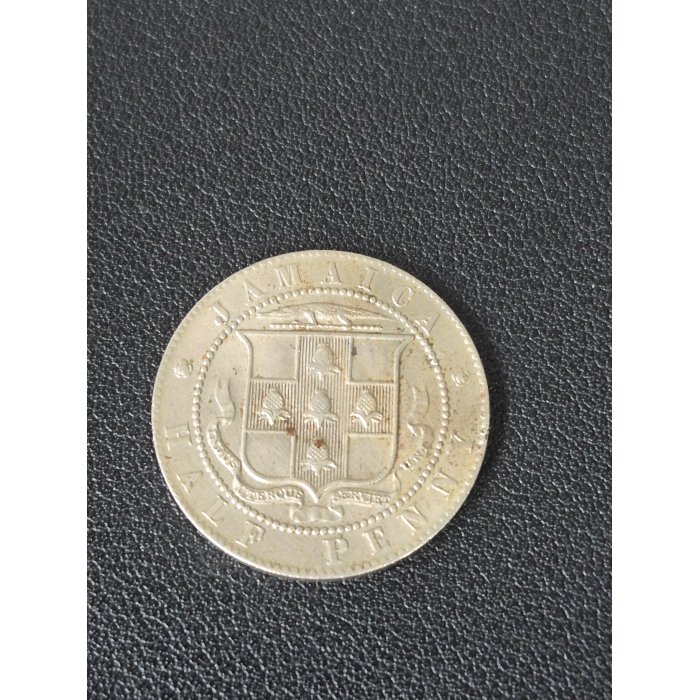 1916 H HALF PENNY JAMAICA 