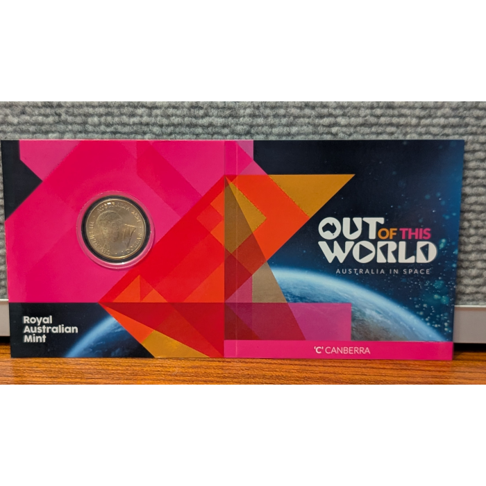 2024 $1 COIN x 1 - *OUT OF THIS WORLD* - *C MINT MARK* -*KING CHARLES* - UNC