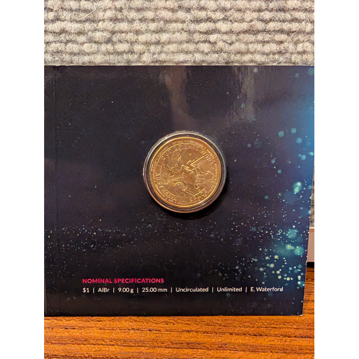 2024 $1 COIN x 1 - *OUT OF THIS WORLD* - *C MINT MARK* -*KING CHARLES* - UNC