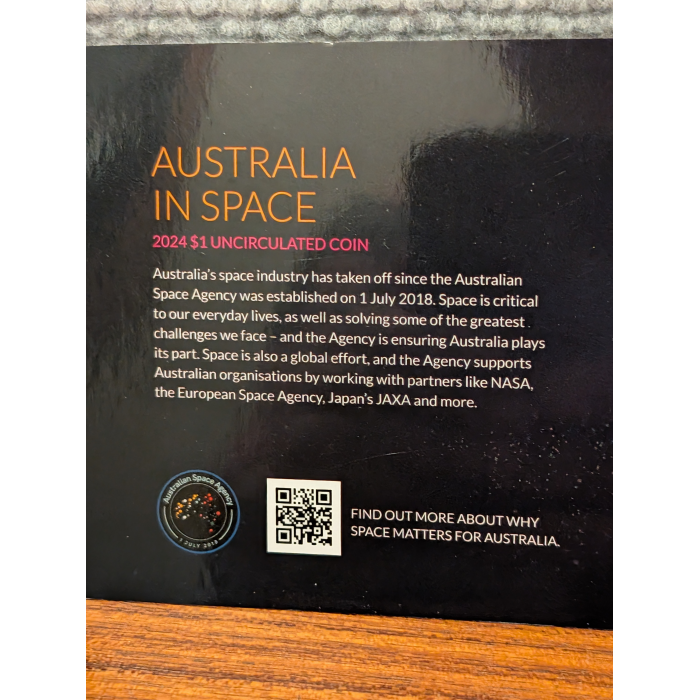 2024 $1 COIN x 1 - *OUT OF THIS WORLD* - *C MINT MARK* -*KING CHARLES* - UNC