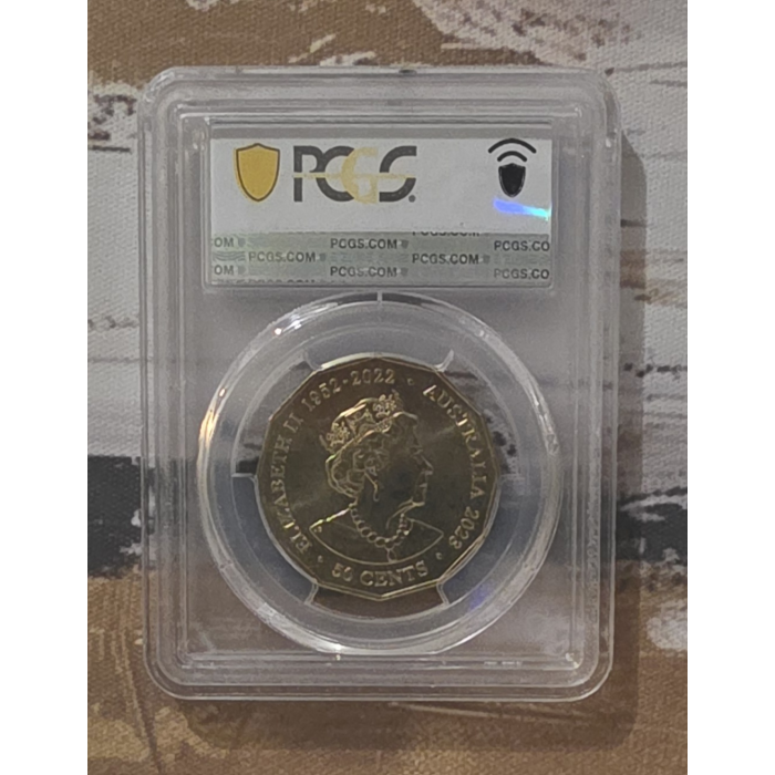 2023 - PCGSMS67 Sydney Opera House 50th Ann. 50c Coin