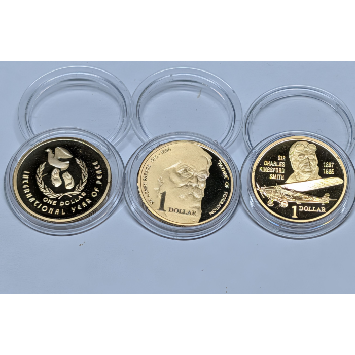 1986 to 1997 (Three) $1 Commemorative Proof Coin(s) - Bundle