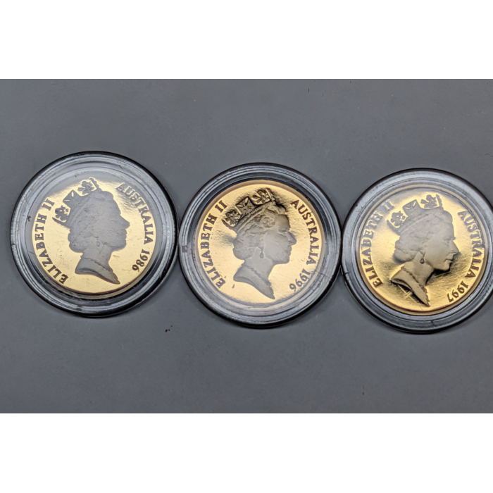 1986 to 1997 (Three) $1 Commemorative Proof Coin(s) - Bundle