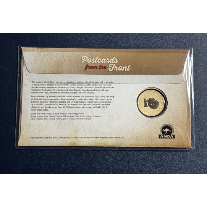 2025 $1 Postcards from the Front - Low Number - 10/750 - ANDA - Perth Money Expo