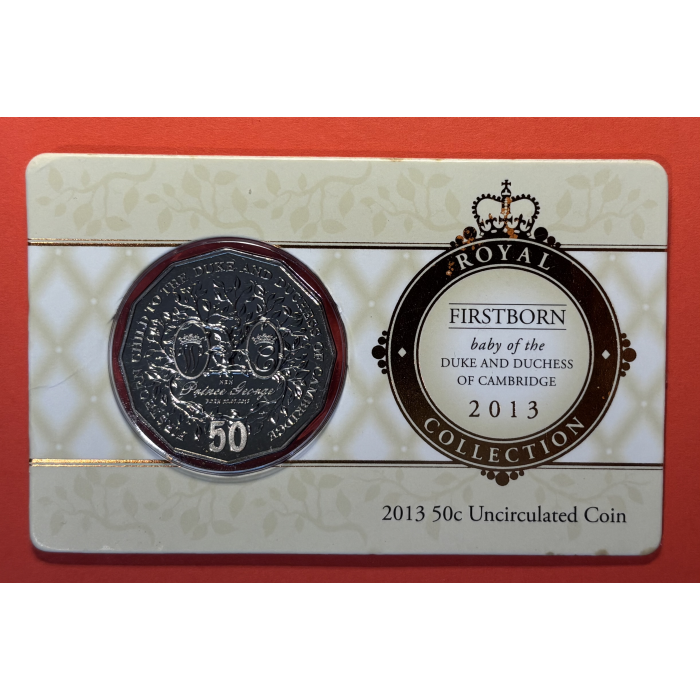 2013  First Born Uncirculated 50c Coin