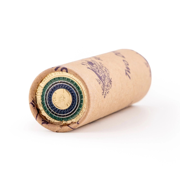 Torres Strait Islander Flag Two Dollar $2 Coloured Straight RAM Coin Roll New