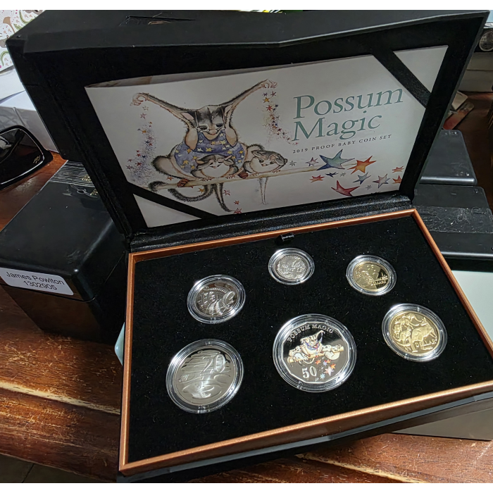2019 Possum Magic PROOF Baby Coin set