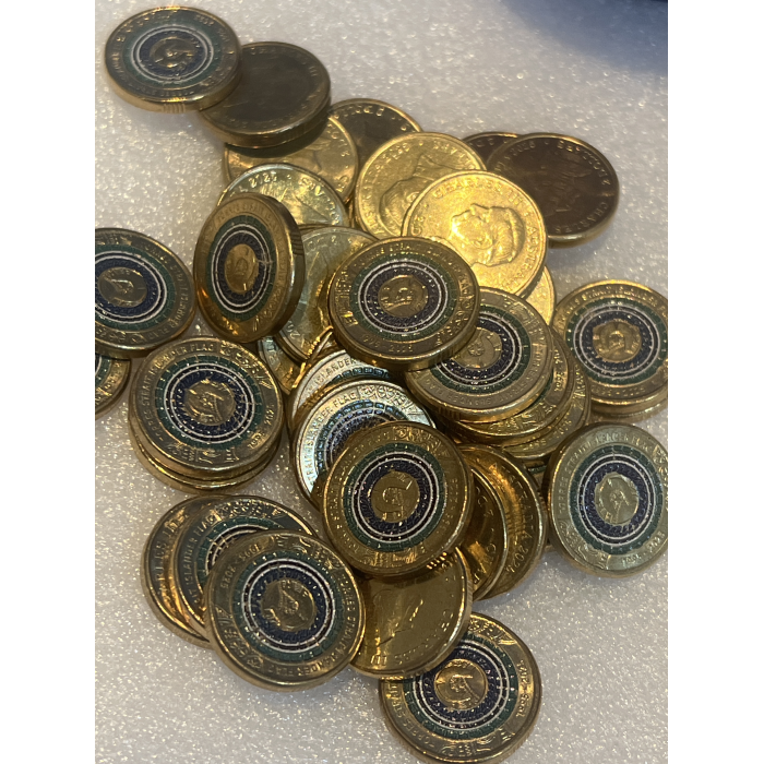 2025 $2 coin - Torre Straight island flag. One circulated coin