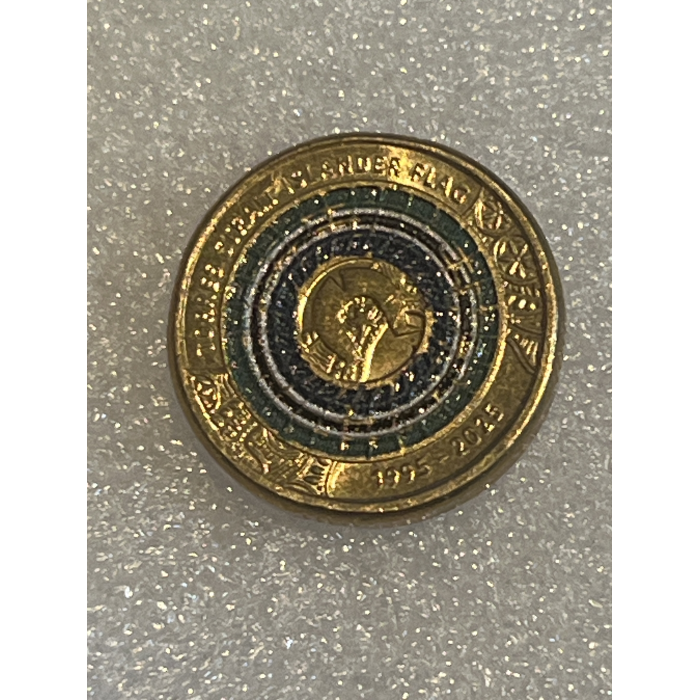 2025 $2 coin - Torre Straight island flag. One circulated coin