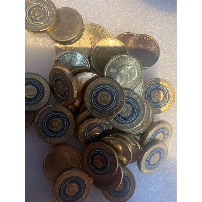 2025 $2 coin - Torre Straight island flag. One circulated coin