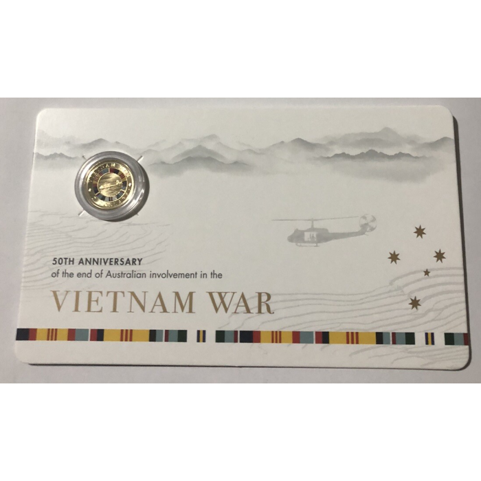 2023 $2 50th Anniversary End of Vietnam War 'C' Mint Mark Carded Coin