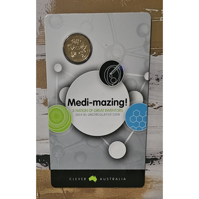 2014 $1 Medi-mazing! Uncirculated Carded Coin